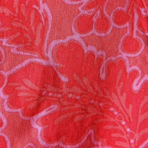 Sigrid Olsen Pink Floral Linen Blend Jacket Size Medium - Picture 2 of 10